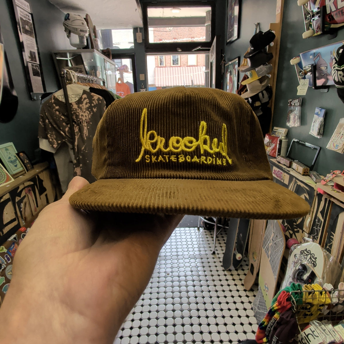 Krooked Skateboarding Corduroy Hat