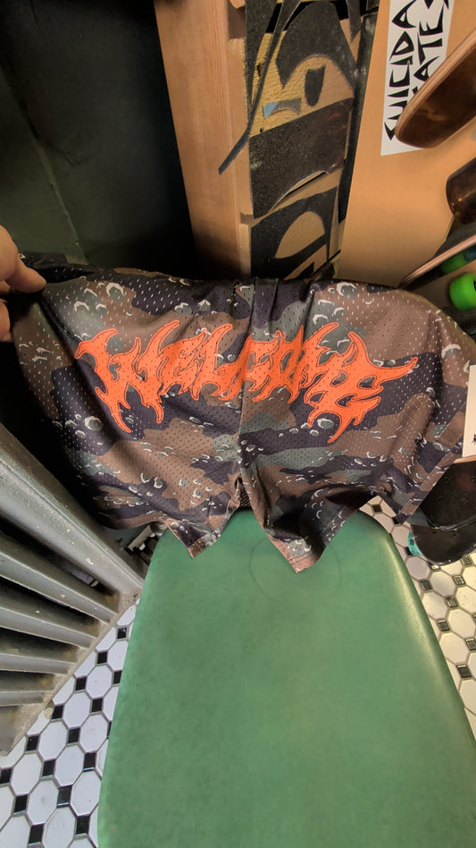 Welcome camo shorts