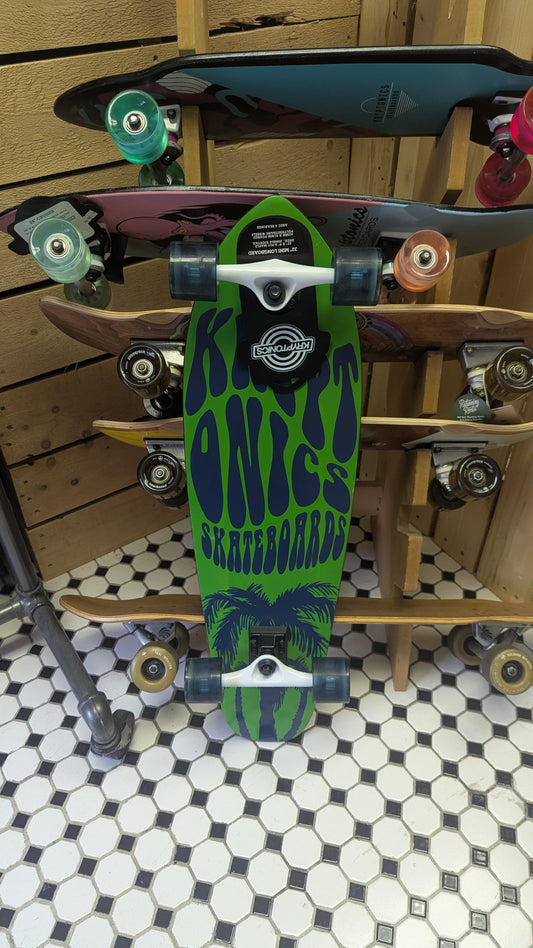 Kryptonic - Green and Black Surf - Mini Longboard