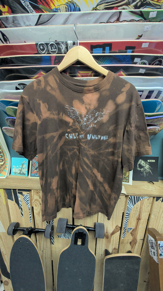 Culture Vulture - Brown hand dyed and printed