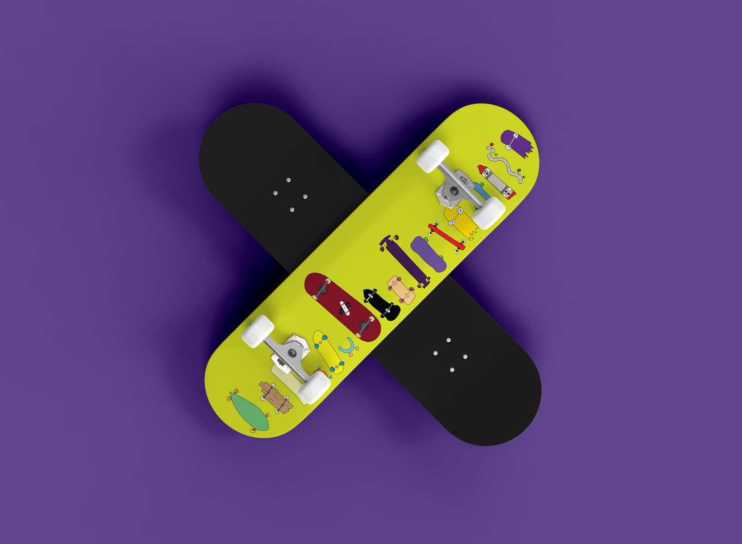 Meet the Cribbies! Skateboard Deck